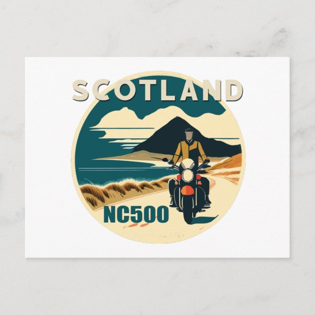 NC500 SCOTLAND HOLIDAY POSTCARD (Front)