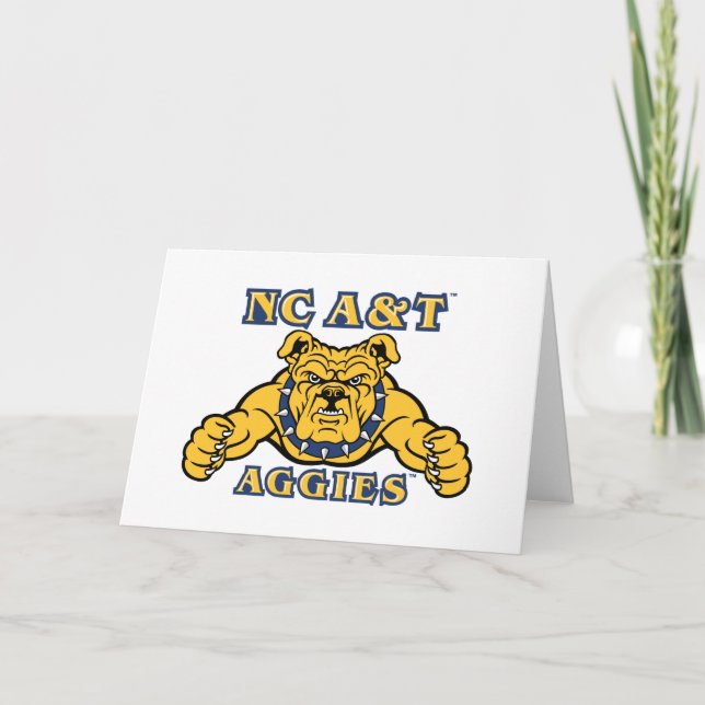 NC A&T Aggies | Aggie Bulldog Card (Front)