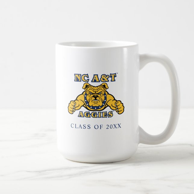 NC A&T Aggies | Aggie Bulldog Coffee Mug (Right)