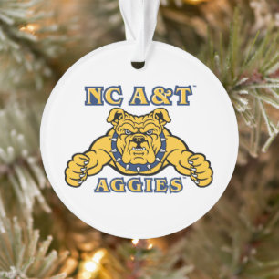 NC A&T Aggies   Aggie Bulldog Ornament