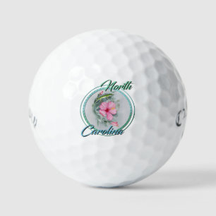 NC Anole & Hibiscus Golf Balls