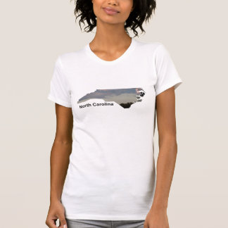 NC Pink Blue Sky With Trees Women's Tee