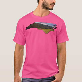 Nc Silhouette Carolina Mountains Boone Nc Ashevill T-Shirt