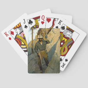 NC Wyeth Historical Painting "The Sheriff" Playing Cards