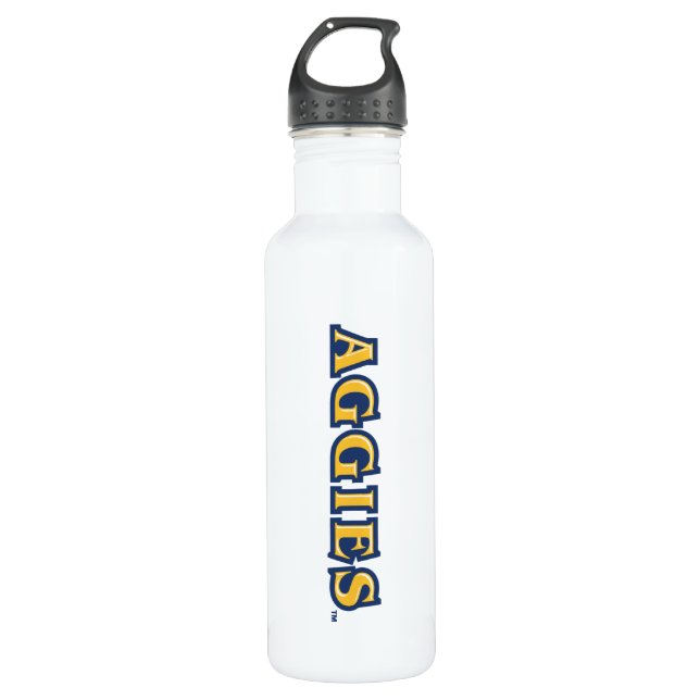 NCA&T State University | Aggies Wordmark 710 Ml Water Bottle (Front)