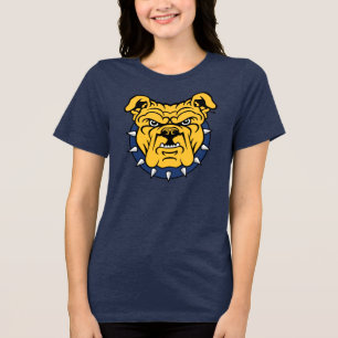 NCA&T State University Bulldog Face 2 Tri-Blend Shirt