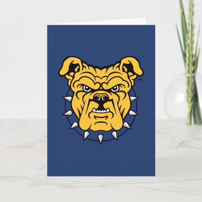 NCA&T State University | Bulldog Face Card (Front)