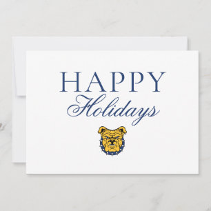 NCA&T State University Bulldog Face Holiday Card