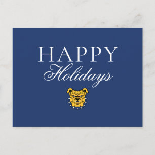 NCA&T State University Bulldog Face Holiday Postcard