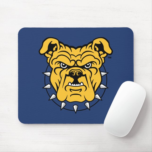 NCA&T State University | Bulldog Face Mouse Mat (With Mouse)