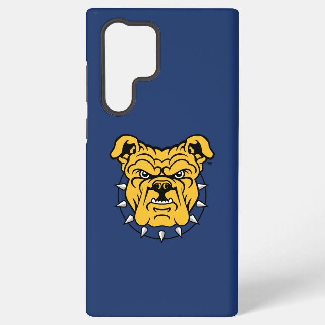 NCA&T State University | Bulldog Face Samsung Galaxy S22 Ultra Case (Back)