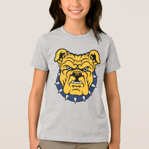 NCA&T State University   Bulldog Face Tri-Blend Shirt