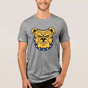 NCA&T State University Bulldog Face Tri-Blend Shirt