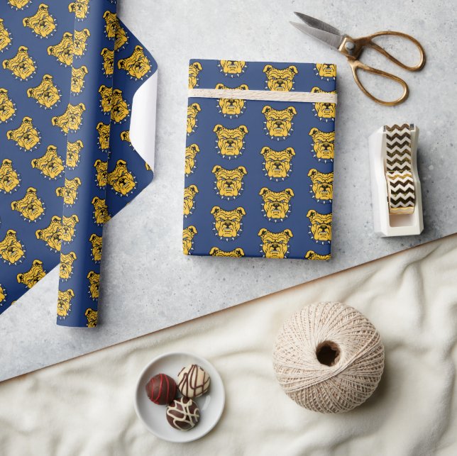 NCA&T State University | Bulldog Face Wrapping Paper (Crafts)