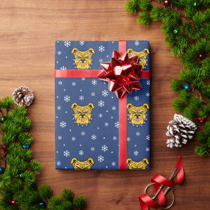 NCA&T State University   Bulldog Face Wrapping Paper