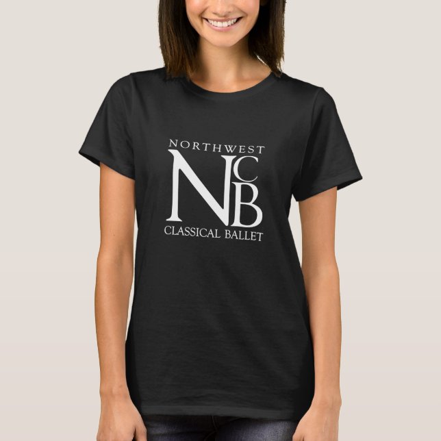 NCB Custom Ladies Black T-shirt (Front)
