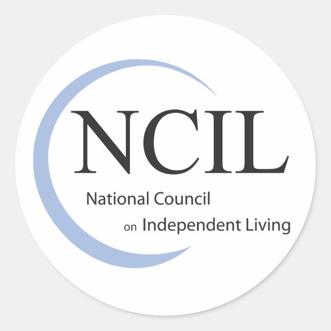 NCIL CLASSIC ROUND STICKER (Front)