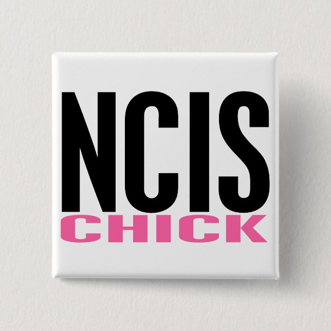 NCIS 2 15 CM SQUARE BADGE (Front)