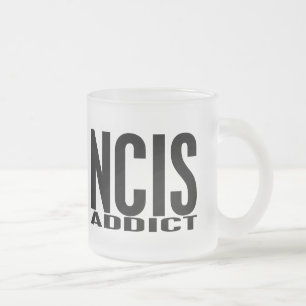 NCIS Addict Frosted Glass Coffee Mug