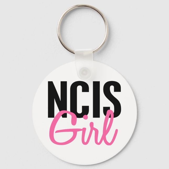 NCIS Girl 4 Key Ring (Front)