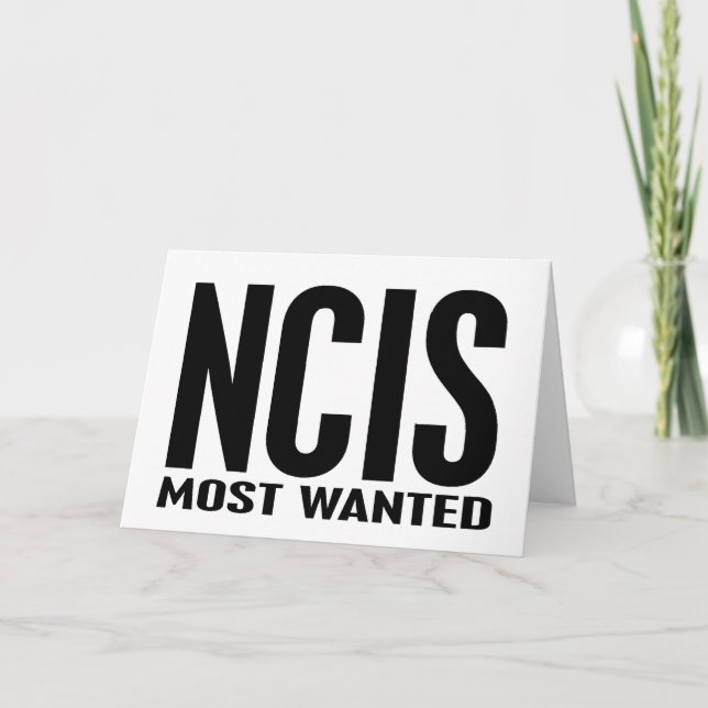 NCIS Most Wanted Card (Front)