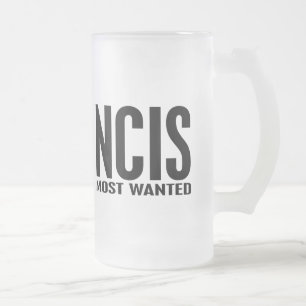NCIS Most Wanted Frosted Glass Beer Mug