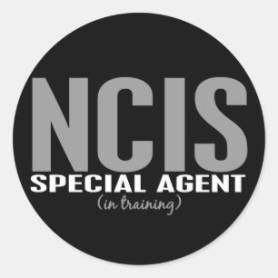 NCIS Special Agent In Training 1 Classic Round Sticker