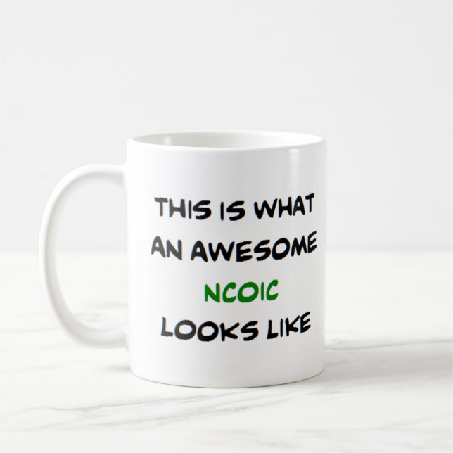 ncoic, awesome coffee mug (Left)