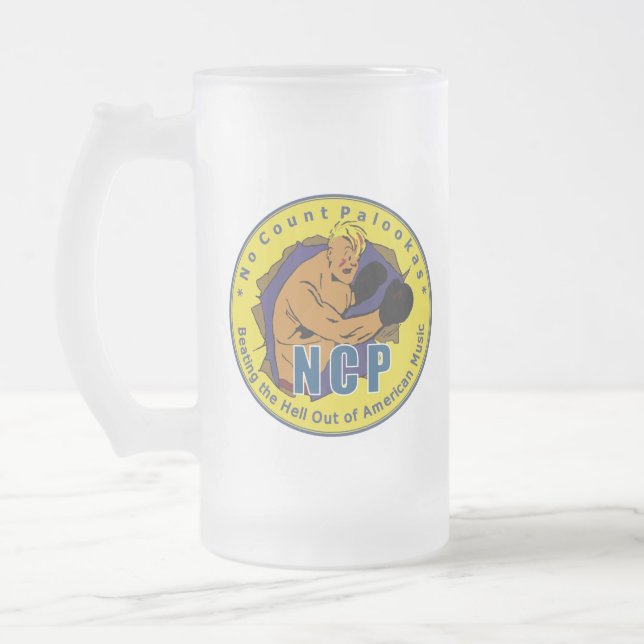 NCP FROSTYS FROSTED GLASS BEER MUG (Left)