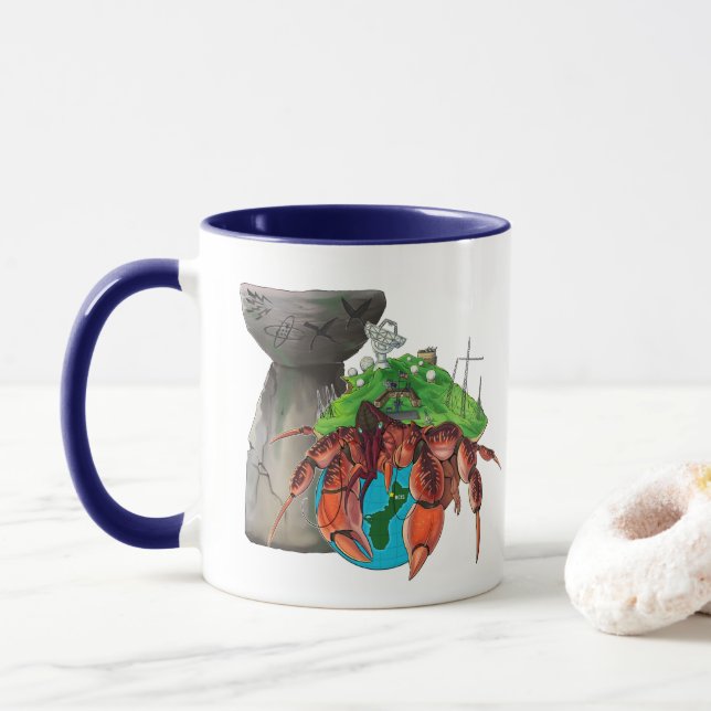 NCTS Coconut Crab + Command Seal Mug (With Donut)