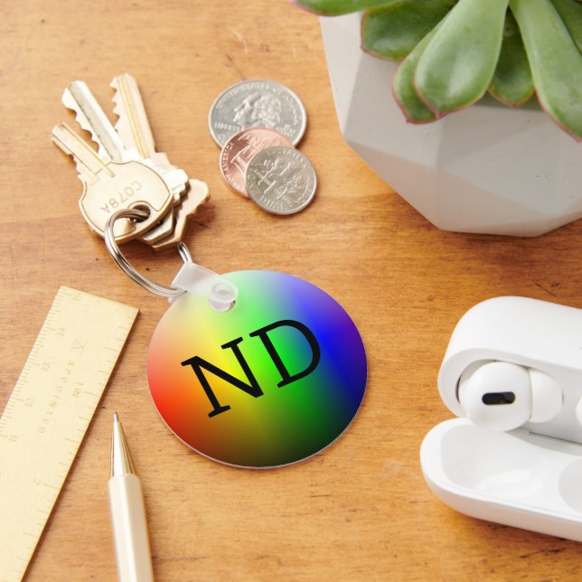 ND (NeuroDiverse) Key Ring (Desk)