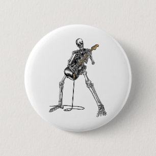 Nd Rock And Roll Guitar S For Men Nd Tee 6 Cm Round Badge