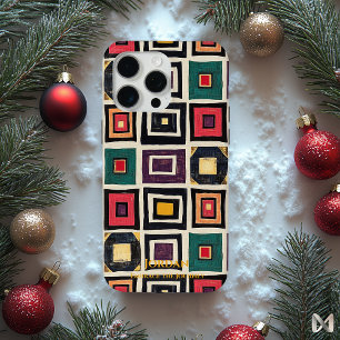 Ndebele Geometry – Artistic Cultural Fusion iPhone 15 Pro Max Case