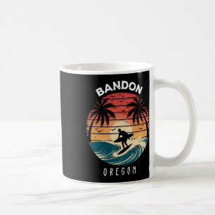 Ndon Oregon Surfboard Waves Beach Coffee Mug