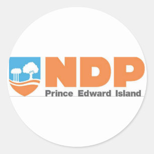 NDP Prince Edward Island Logo Classic Round Sticker
