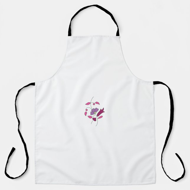 Ndrrmc Style, Soft Purple, Jazzberry Jam Apron (Front)