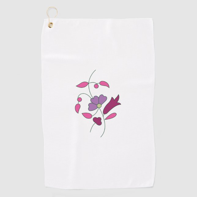 Ndrrmc Style, Soft Purple, Jazzberry Jam Golf Towel (Front)