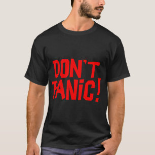 NDVH Don't Panic - Red 1 H2G2 T-Shirt