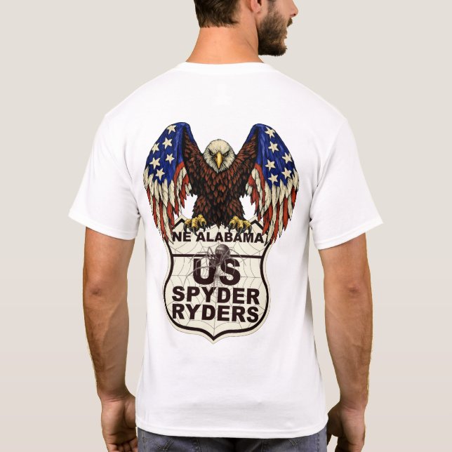 NE Alabama Chapter - Eagle Logo 2s T-Shirt (Back)