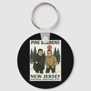 Ne Barrens New Jersey Graphic Design  Key Ring