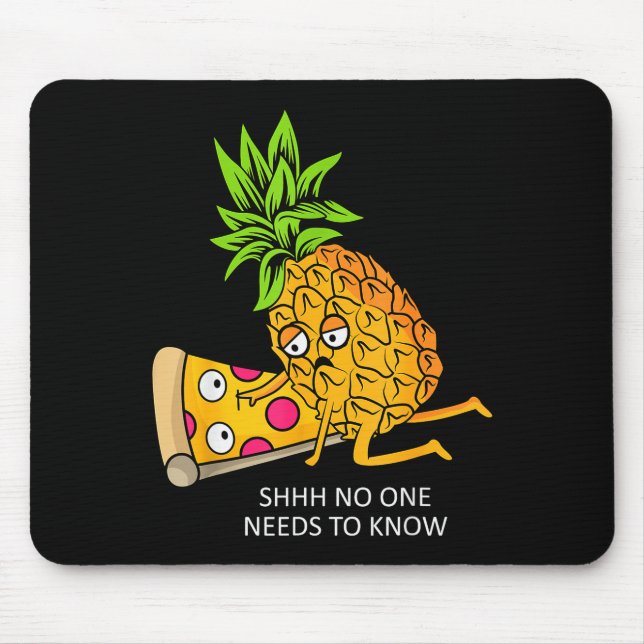 Ne Belongs On Zza Lover Funny Food Pun  Mouse Mat (Front)