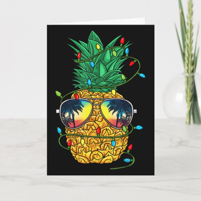 Ne Christmas In July Trocal Christmas Hawaiian  Card (Front)