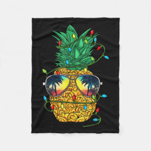 Ne Christmas In July Trocal Christmas Hawaiian  Fleece Blanket