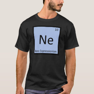 Ne - Neo Expressionism Art Chemistry Symbol T-Shirt