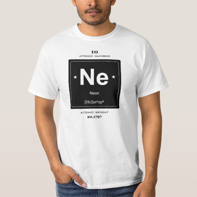Ne, Neon (Chemical Elements) T-Shirt (Front)