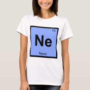Ne - Neon Chemistry Periodic Table Symbol T-Shirt