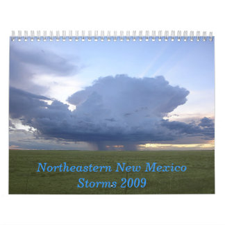 NE New Mexico Storms 2009 Calendar