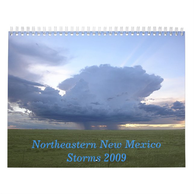 NE New Mexico Storms 2009 Calendar (Cover)