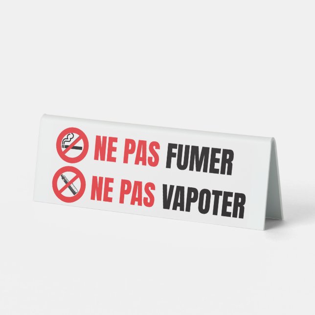 Ne pas fumer, ne pas vapoter  (Back)