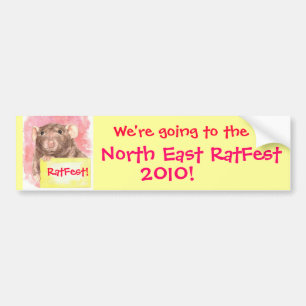 NE RatFest Bumper Sticker